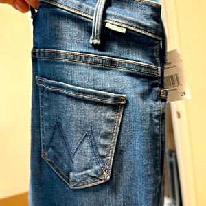 Mother The Hustler Roller Heel denim